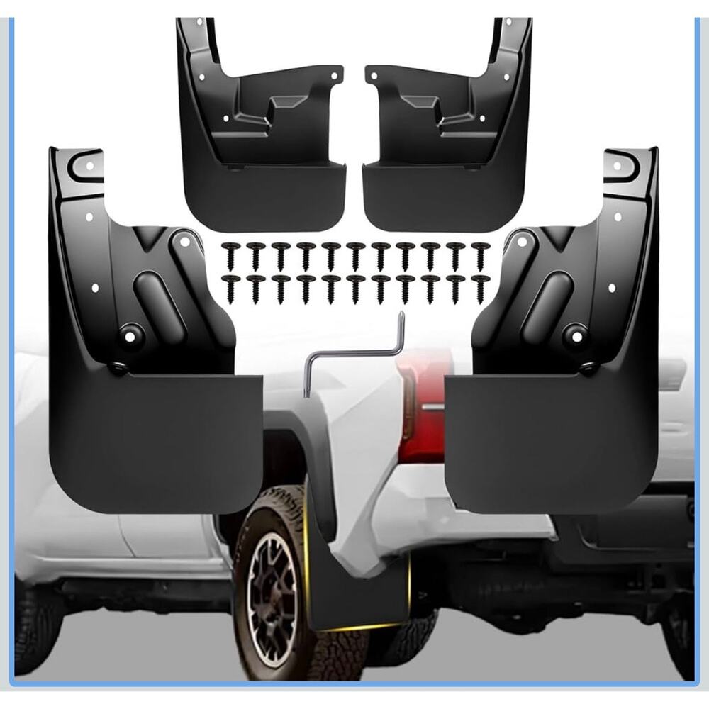 Upgraded Mud Flaps Compatible with 2025 2024 2023 2022 Toyota Tundra Accessories